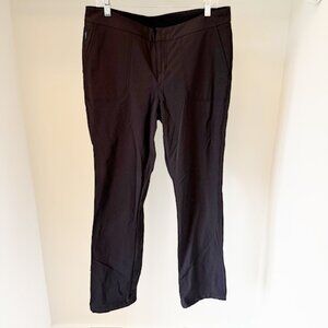 Athleta Technical Hiking Pant, Convertible w/ Toggle into Jogger, Black, size 14